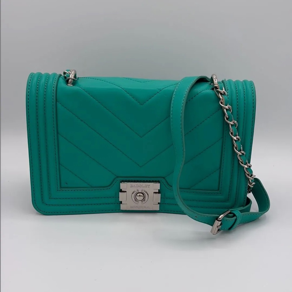 Badgley Mischka Teal Boy Bag Like Shoulder Bag